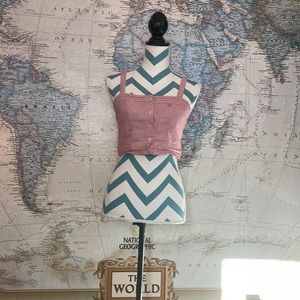 Red and White Striped 4th of July Brandy Melville